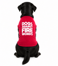 Dogs Against Fireworks Dog Shirt